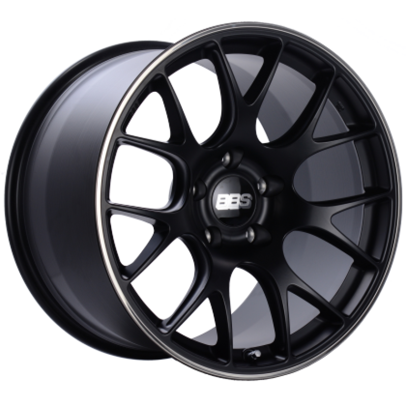 BBS CH-R 19x12 5x130 ET45 CB71.6 Satin Titanium Polished Rim Protector Wheel main image 1