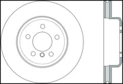 StopTech Sport Slotted 12-16 BMW 640i Front Left Rotor