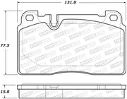 StopTech 07-15 Audi Q7 Street Performance Front Brake Pads