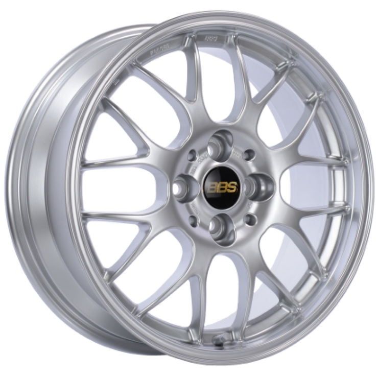 BBS RG-R 18x9.5 5x120 ET33 Diamond Silver Wheel - 82mm PFS Required