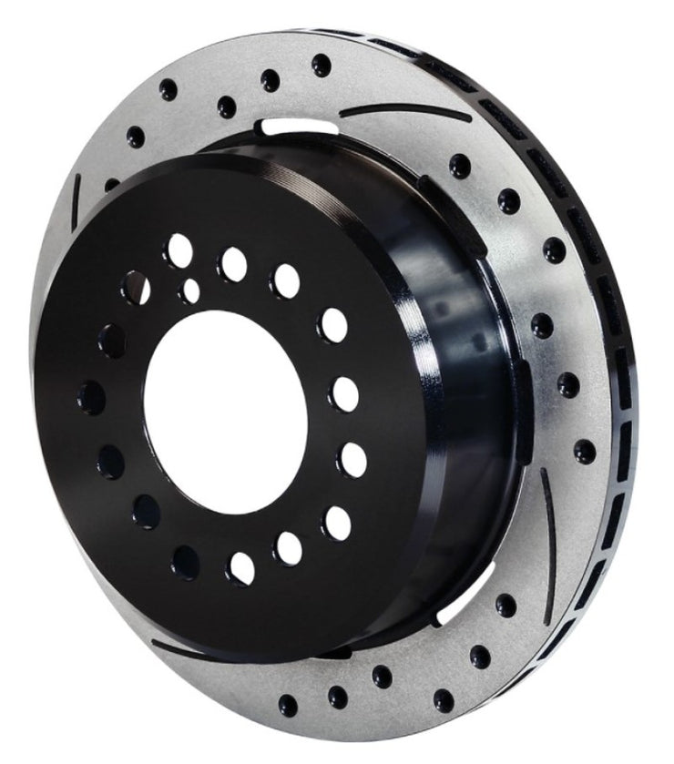 Wilwood Rotor-1.91in Offset-SRP-BLK-Drill-LH 12.19 x .810 - 5 Lug 3.12in Reg-C10