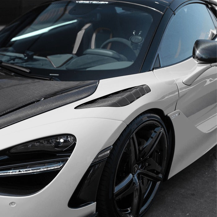 Vorsteiner Silverstone Edition Aero Front Fenders w/ Integrated Vents For McLaren 720S Spyder (Glossy)
