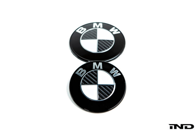 IND Carbon BMW Roundel Set