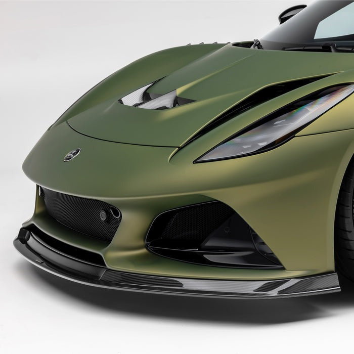 Vorsteiner LR-52 Front Spoiler Carbon Fiber PP 2X2 Satin For Lotus Emira