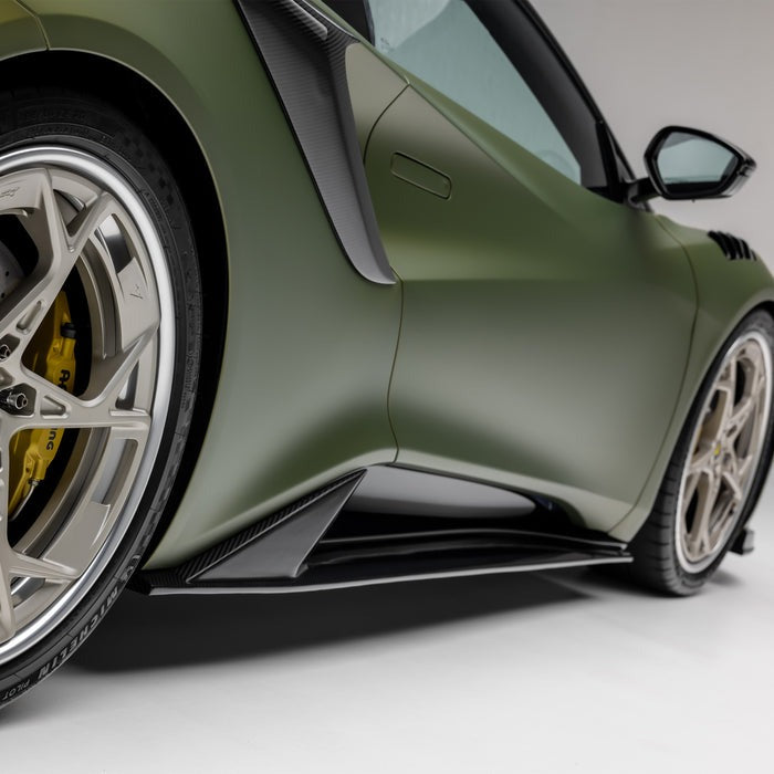 Vorsteiner LR-52 Side Skirts Carbon Fiber PP 2X2 Satin For Lotus Emira