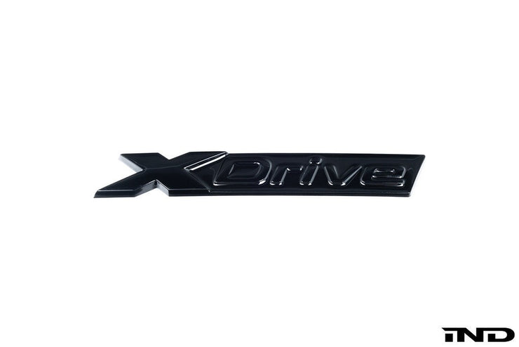 IND G20 3-Series xDrive Painted Trunk Emblem (Gloss Black)
