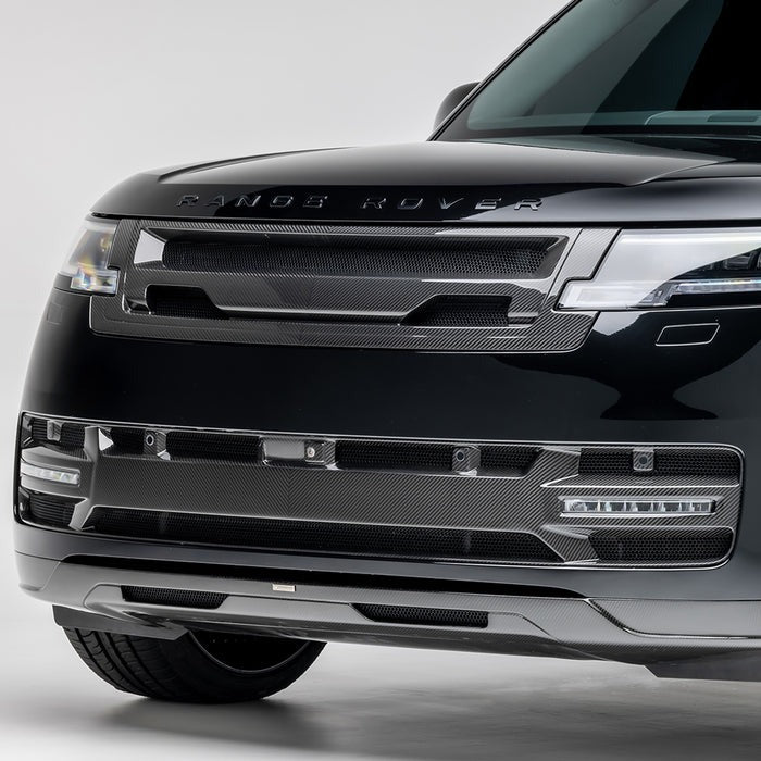 Vorsteiner Kensington Front Middle Grille Carbon Fiber PP 2X2 Satin For Land Rover Range Rover L460