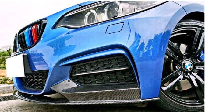 ABS Auto Body BMW F22 2-SERIES CARBON FIBER FRONT SPLITTERS
