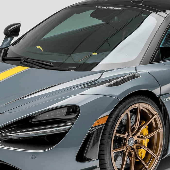 Vorsteiner Silverstone Edition Aero Front Fenders w/ Integrated Vents For McLaren 720S Coupe (Glossy)
