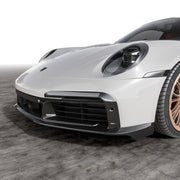 Vorsteiner Aero Front Spoiler w/ Side Fins For Porsche 992 Turbo S (Glossy)