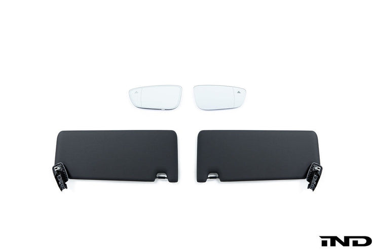 IND BMW G80 M3  European Sun Visor and Aspherical Mirror Glass Package (G80 M3 Sedan)