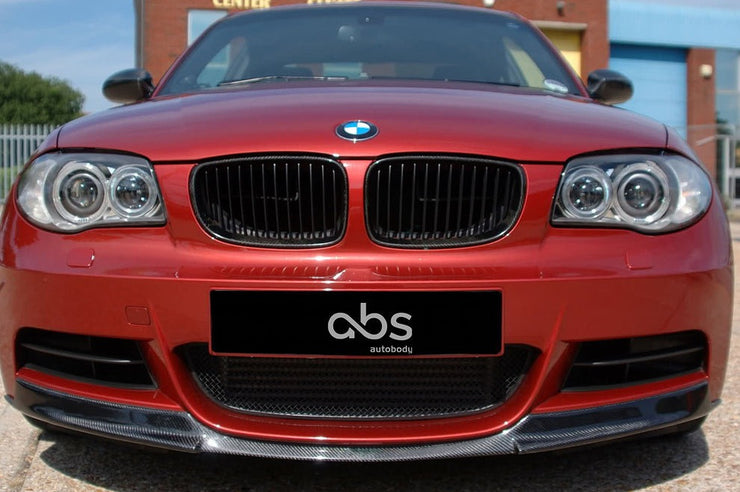 ABS Auto Body ICARBON Style Carbon Fiber Front Lip - BMW E82 1-series
