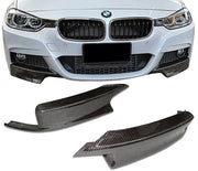 ABS Auto Body Carbon Fiber Front Splitters for M-Sport Bumper - F30 3-Series