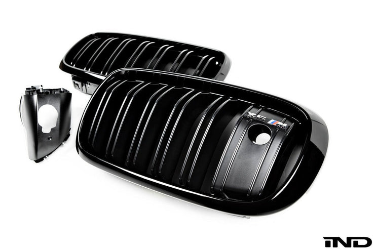 IND F86 X6M Painted Night Vision Front Grille Set (Gloss Black)