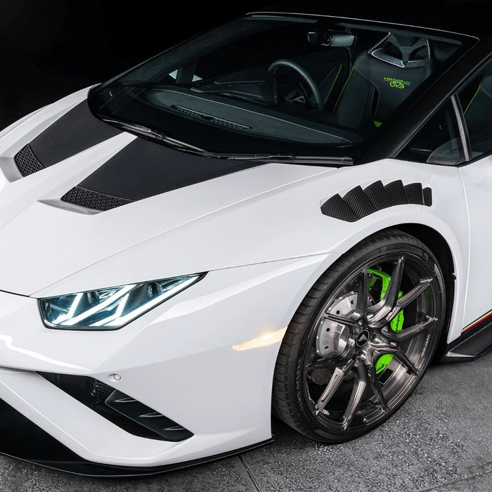 Vorsteiner Edizione Aero Front Fenders w/Integrated Vents and Splash Shields For Lamborghini Huracan Novara