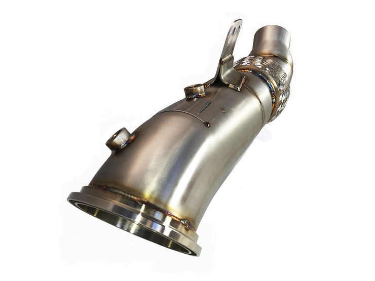 Evolution Racewerks Competition Series 4.5" Catless Downpipe B58 Engine (G Chassis) (Brushed Finish)
