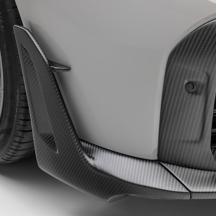 Vorsteiner Aero Front Spoiler Winglets For Porsche 992 Turbo S (Satin)