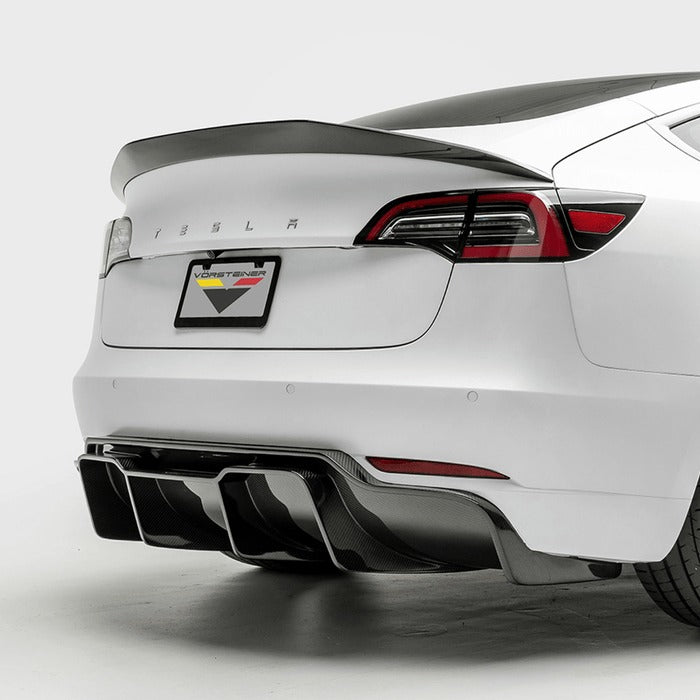 Vorsteiner Volta Aero Rear Diffuser *TRACK EDITION* For Tesla Model 3