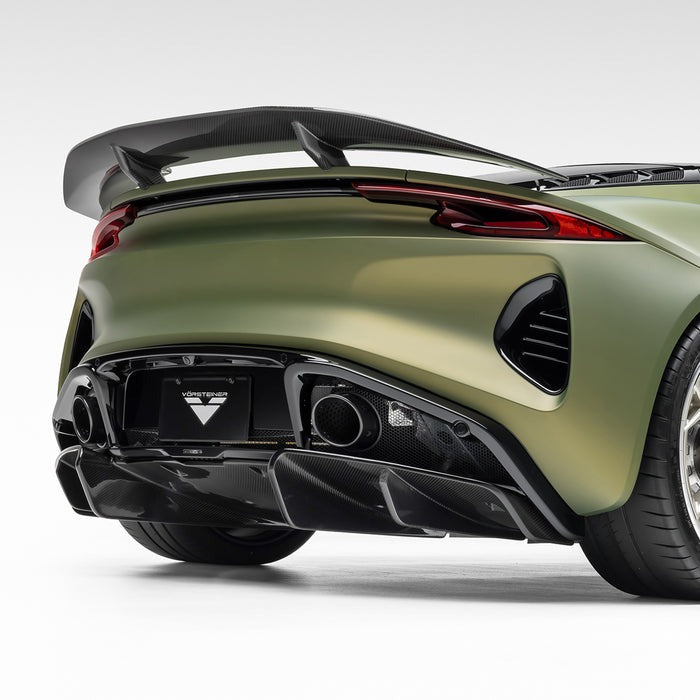 Vorsteiner LR-52 Rear Diffuser Carbon Fiber PP 2X2 Satin For Lotus Emira