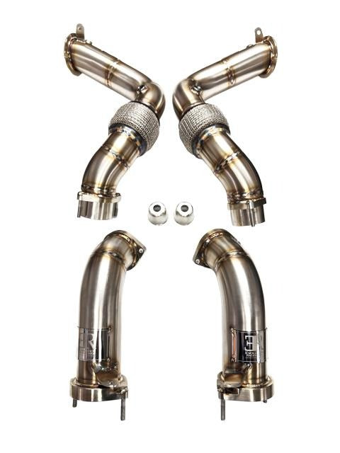 Evolution Racewerks Competition Series Catless Full Set Downpipes M5 G90 S68 Engine