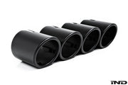 IND F90 M5 Exhaust Tip Set - Matte Black
