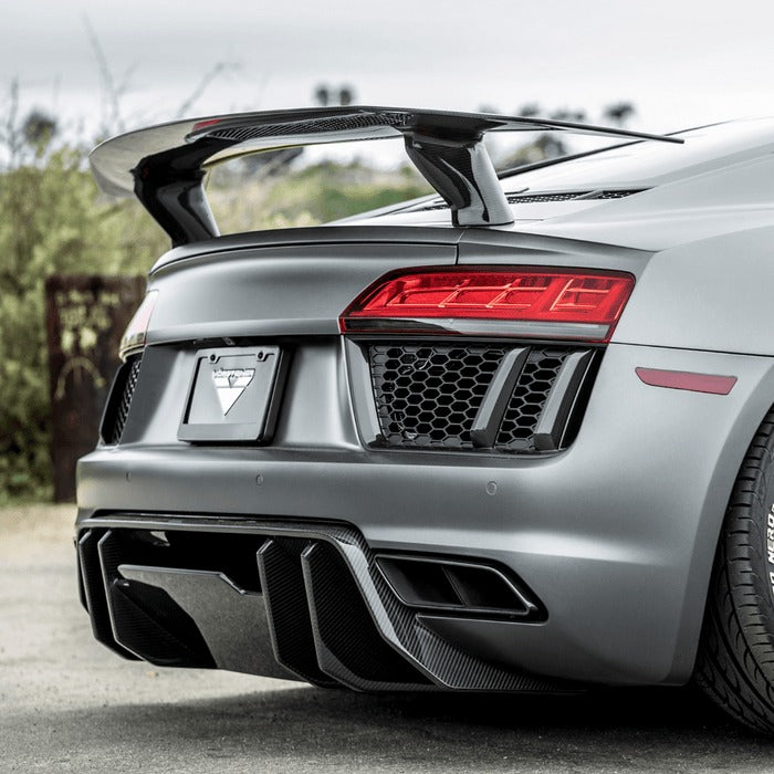 Vorsteiner Carbon Fiber Rear Diffuser V-Style For Audi R8