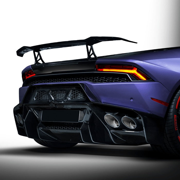 Vorsteiner Edizione Aero Rear Bumper w/ Rear Diffuser For Lamborghini Huracan Novara
