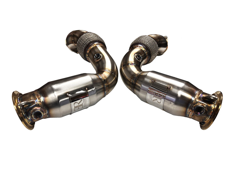 Evolution Racewerks Sports Series High Flow Catted Primary Downpipe for M5 G90 S68 Engine