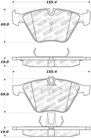 StopTech Street Touring 11-12 BMW Z4 (E86) Front Brake Pads