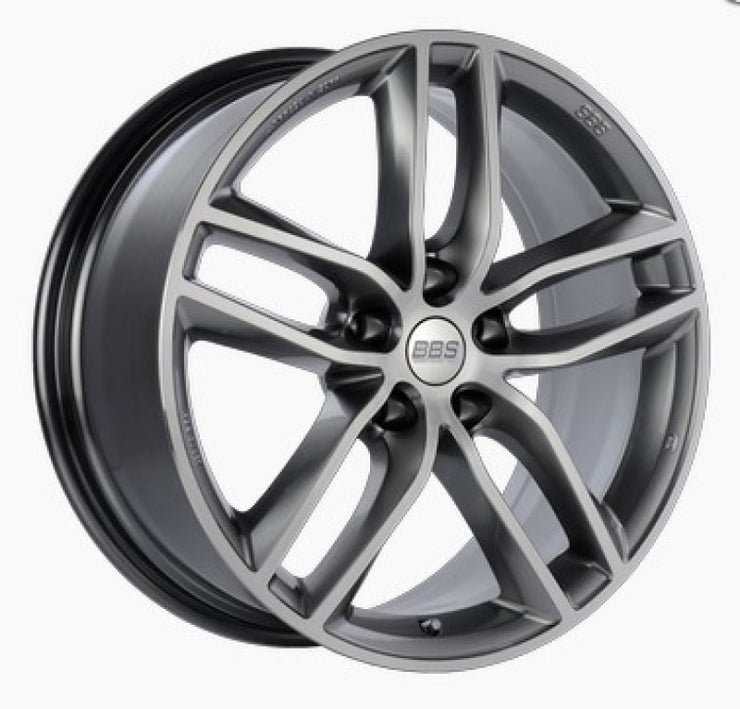 BBS SX 19x8.5 5x114.3 ET45 Gloss Platinum Diamond Cut Face Wheel -82mm PFS/Clip Required