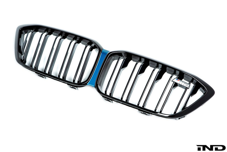IND F87 M2 Competition Shadowline Front Grille with Painted Center Trim (Gloss Black)