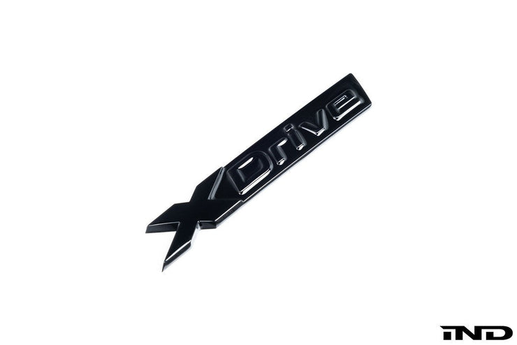 IND G20 3-Series xDrive Painted Trunk Emblem (Gloss Black)