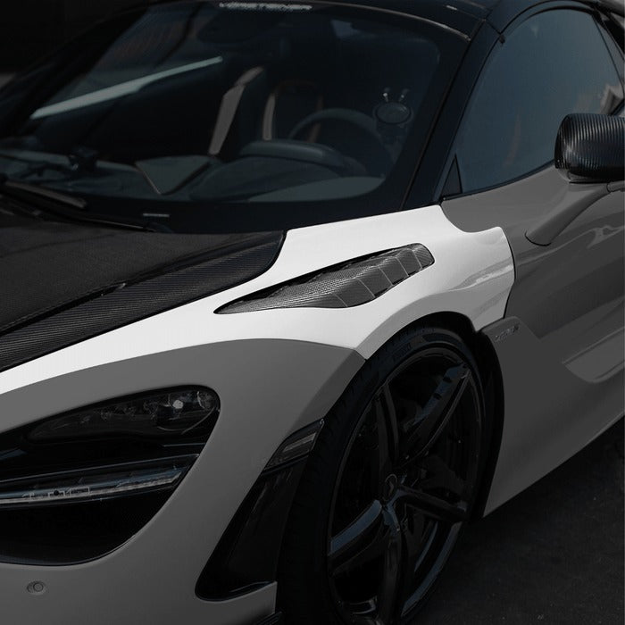 Vorsteiner Silverstone Edition Aero Front Fenders w/ Integrated Vents For McLaren 720S Spyder (Glossy)