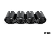 IND F90 M5 Exhaust Tip Set - Matte Black