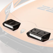 Vorsteiner Sterrato VRS Aero Fog Light Covers Carbon Fiber PP 2x2 Glossy For Lamborghini Huracan