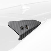 Vorsteiner Performante Edizione Aero Roof Spoiler End Caps Carbon Fiber PP 2x2 Glossy For Lamborghini Urus