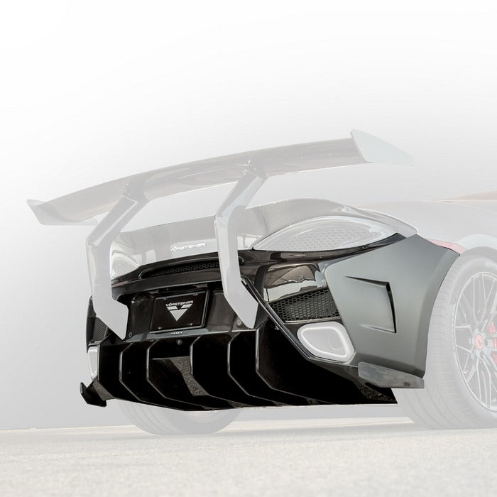 Vorsteiner VX Aero Rear Bumper w/ Rear Diffuser For McLaren 570S