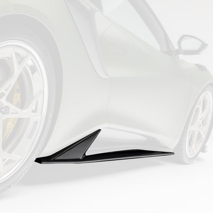 Vorsteiner LR-52 Side Skirts Carbon Fiber PP 2X2 Satin For Lotus Emira
