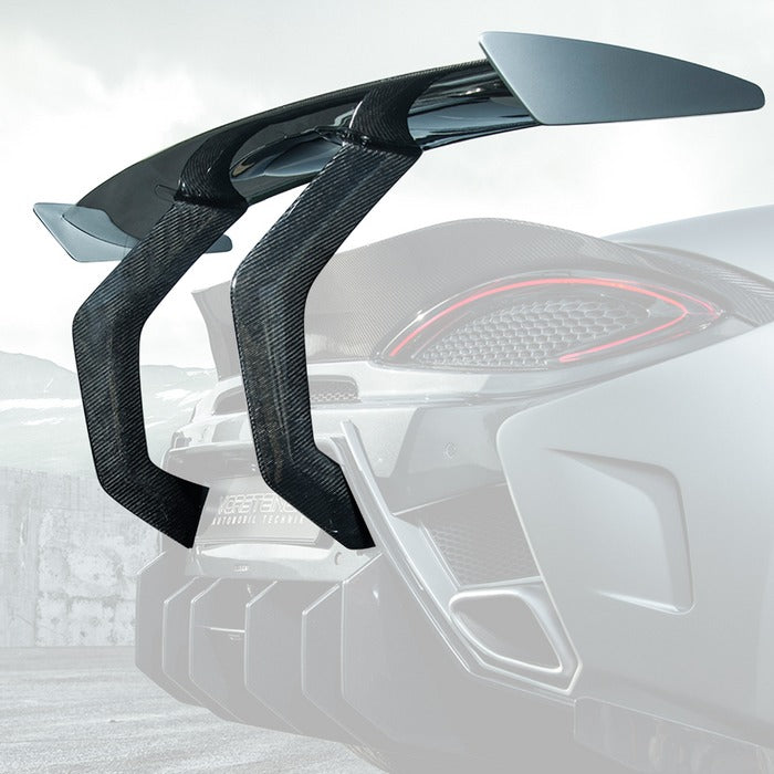 Vorsteiner VX Aero Wing Blade Carbon Fiber w/ Carbon Fiber Uprights For Mclaren 570S