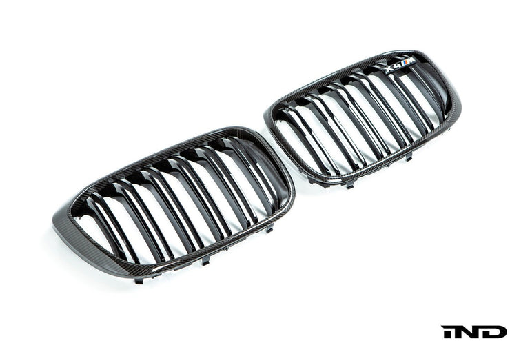 BMW M Performance F98 X4M Pre-LCI Carbon Front Grille Set