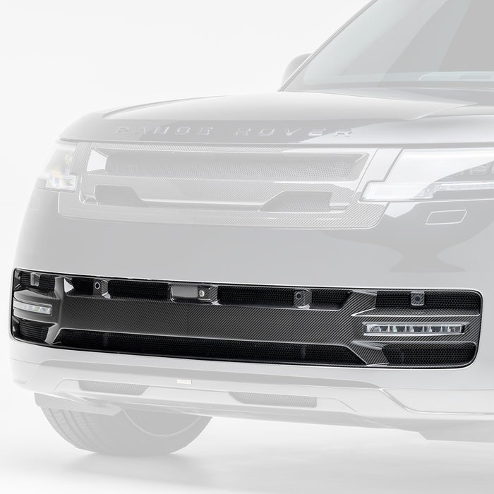 Vorsteiner Kensington Front Middle Grille Carbon Fiber PP 2X2 Satin For Land Rover Range Rover L460