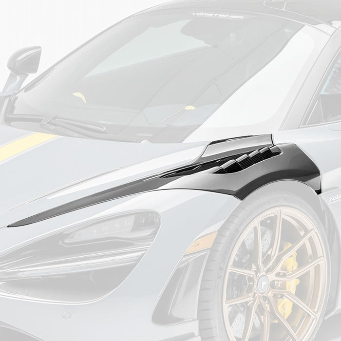 Vorsteiner Silverstone Edition Aero Front Fenders w/ Integrated Vents For McLaren 720S Coupe (Glossy)