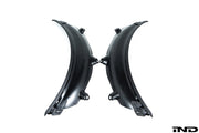 IND BMW G80 M3 European Rear Wheel Arch Trim Set (Factory BMW Matte Black)