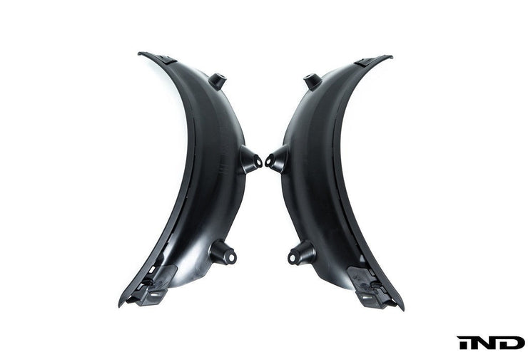 IND BMW G80 M3 European Rear Wheel Arch Trim Set (Factory BMW Matte Black)