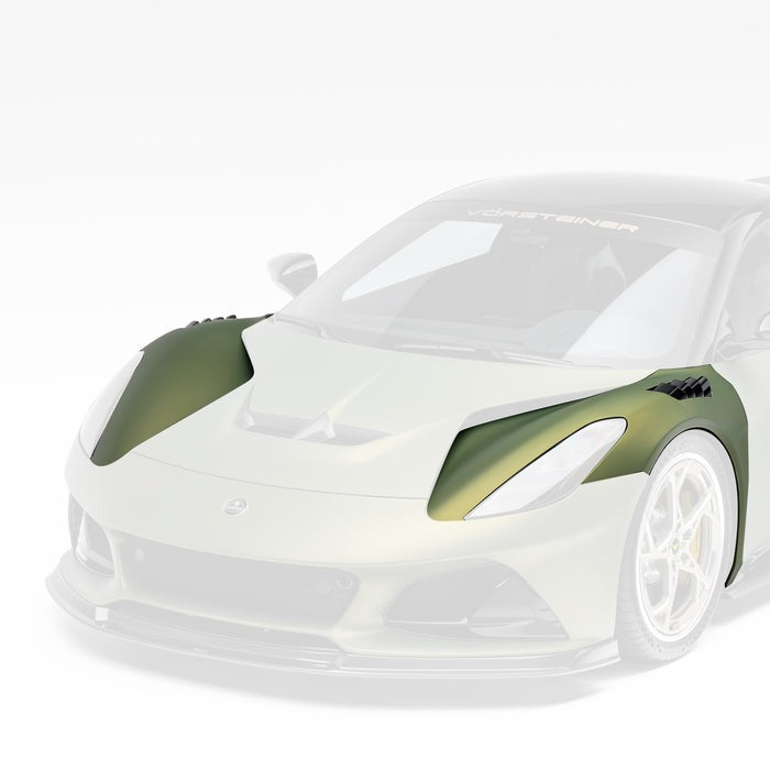 Vorsteiner LR-52 Vented Fenders Carbon Fiber PP 2X2 Satin For Lotus Emira