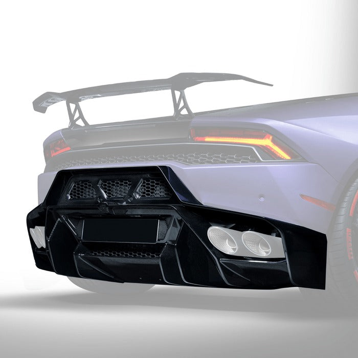 Vorsteiner Edizione Aero Rear Bumper w/ Rear Diffuser For Lamborghini Huracan Novara