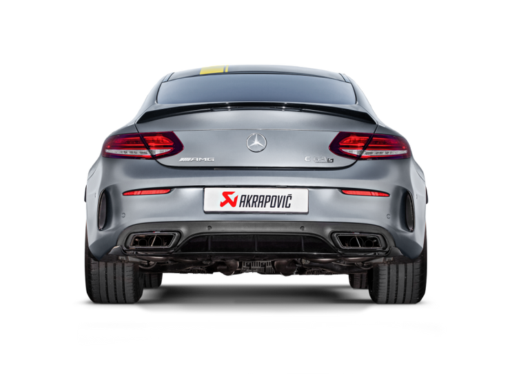 Akrapovic 16-17 AMG C63 Coupe Evolution Line Cat Back (Titanium) w/ Carbon Tips (Req. Link Pipe)