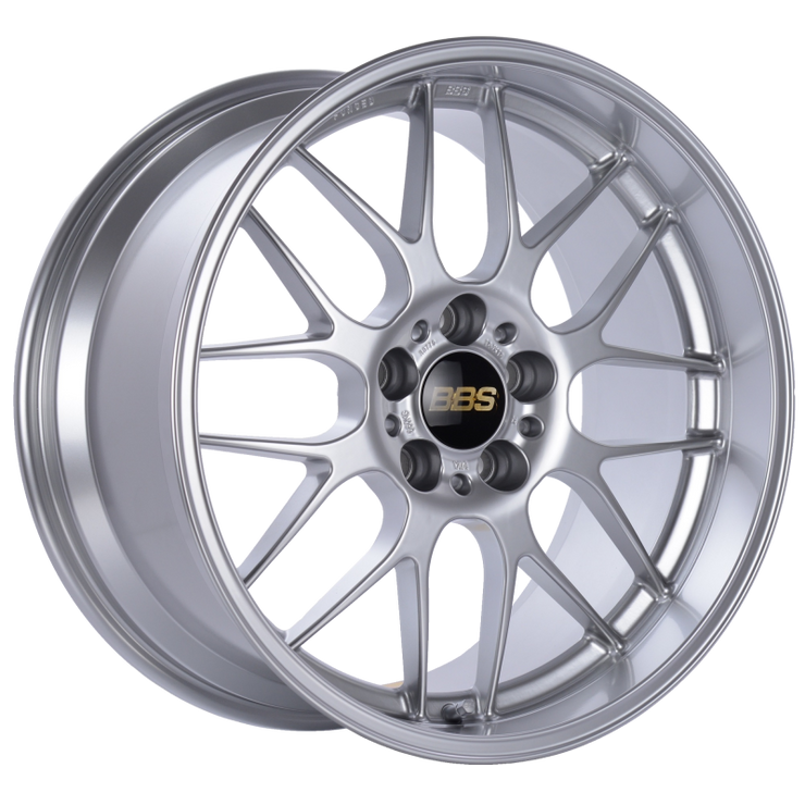 BBS RG-R 18x8.5 5x120 ET13 Diamond Silver Wheel -82mm PFS/Clip Required