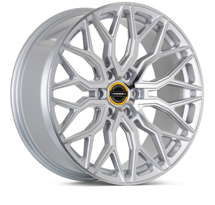 Vossen HF6-3 24x10 / 6x139.7 / ET25 / Deep Face / 106.1 - Silver Polished Wheel