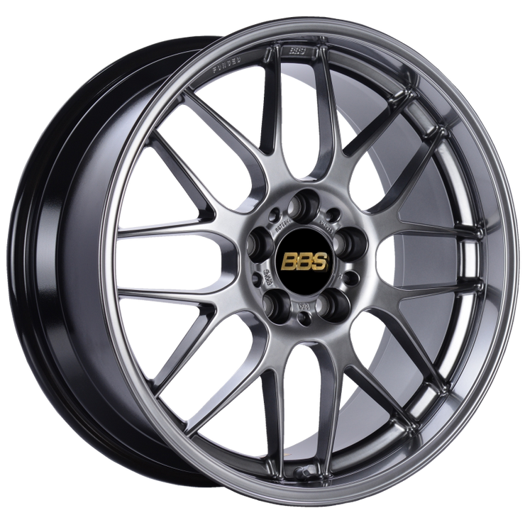 BBS RG-R 19x9 5x120 ET20 Diamond Black Wheel -82mm PFS/Clip Required